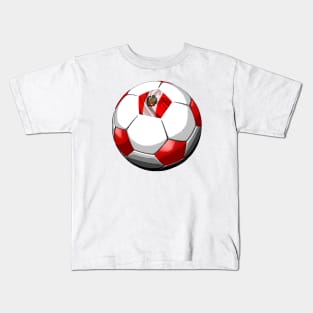 Peru Soccer Kids T-Shirt